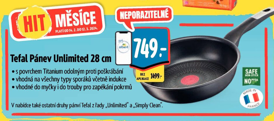Pánev Tefal Unlimited