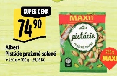 Pražené pistácie Albert