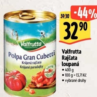 Rajčata loupaná Valfrutta