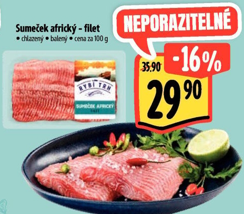 Sumeček africký filety Albert