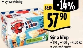 Sýr a křup Veselá kráva