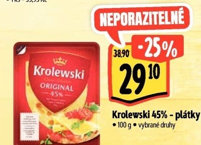 Sýr Krolewski 45% Milkpol