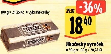 Sýr Syreček Jihočeský Madeta