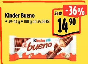 Tyčinka Bueno Kinder