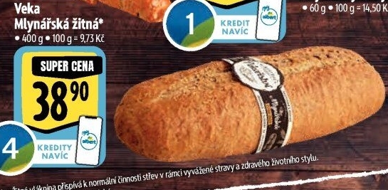 Veka Mlynářská žitná Albert