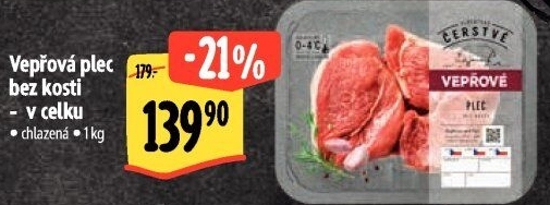 Vepřová plec bez kosti Albert