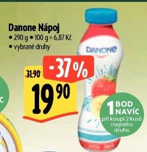 Zakysaný nápoj Danone