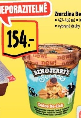 Zmrzlina v kelímku Ben&amp