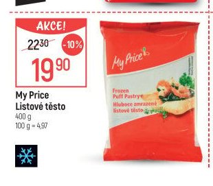 My Price Listové těsto