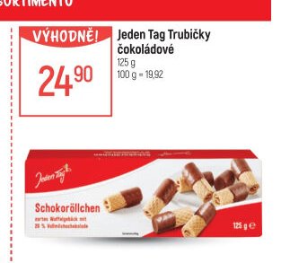 Jeden Tag Trubičky čokoládové