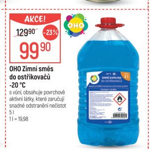 OHO Zimní směs do ostřikovačů -20 °C