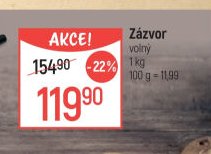 Zázvor volný