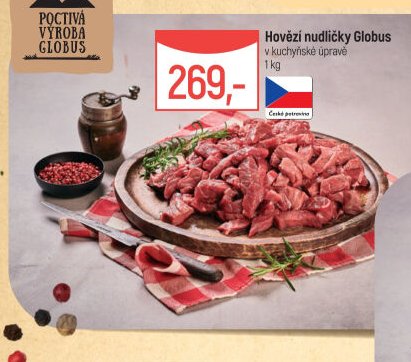 Hovězí nudličky Globus
