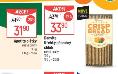 Danvita Křehký pšeničný chléb