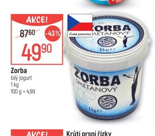 Zorba bílý jogurt
