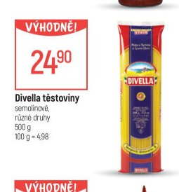 Divella těstoviny