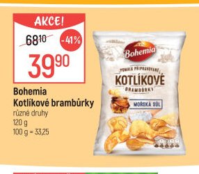 Bohemia Kotlíkové brambůrky