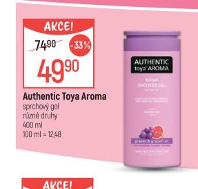 Authentic Toya Aroma sprchový gel