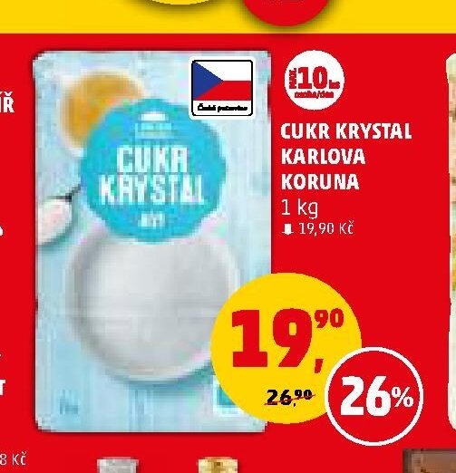 CUKR KRYSTAL KARLOVA KORUNA