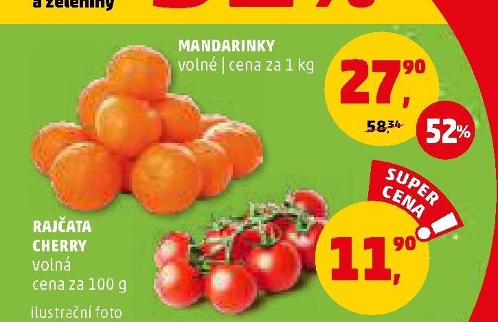 MANDARINKY volné
