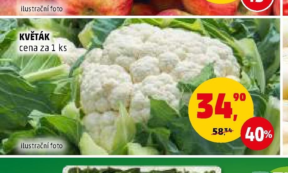 KVĚTÁK cena za 1 ks
