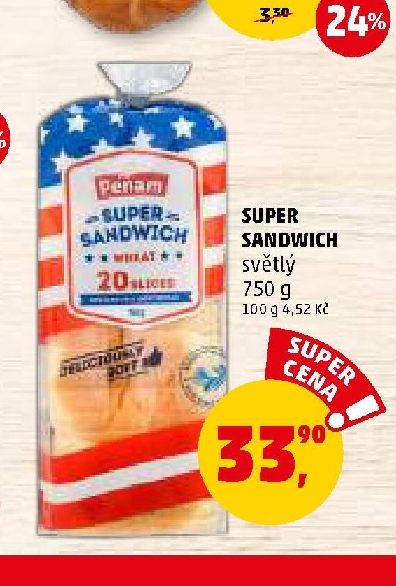 SUPER SANDWICH světlý