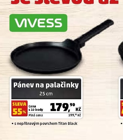 Pánev na palačinky 25 cm