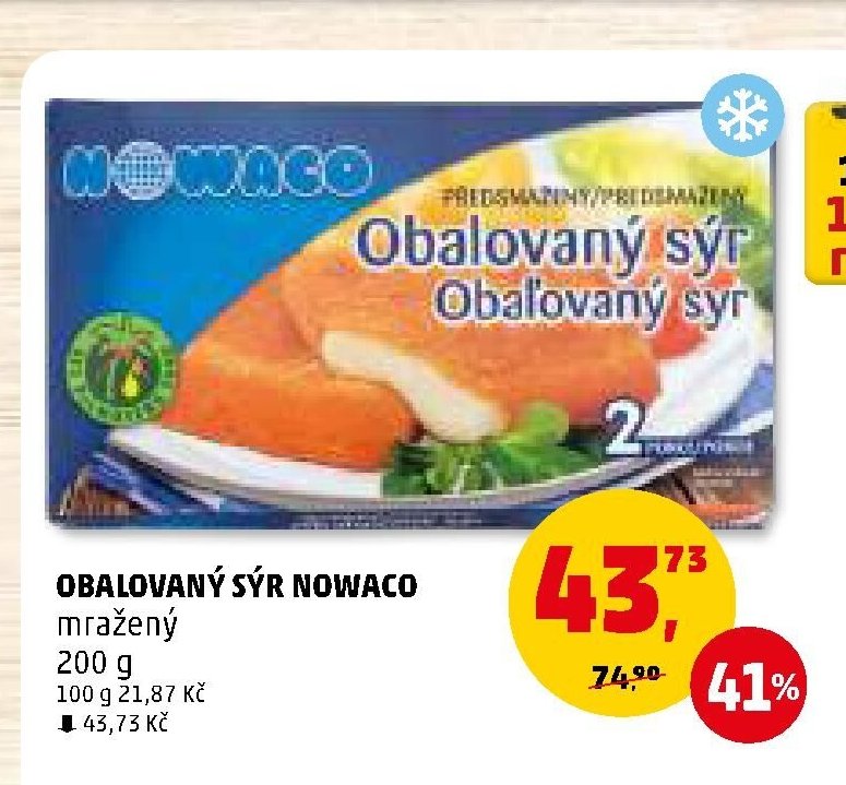 Obalovaný sýr Nowaco