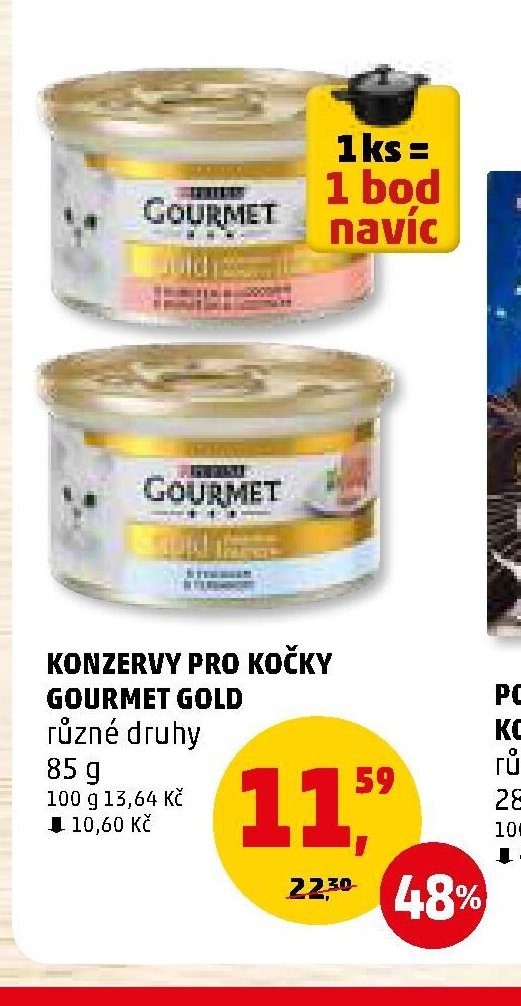 Konzervy pro kočky Gourmet Gold