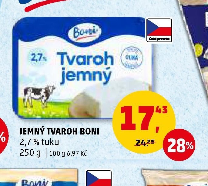 Jemný tvaroh Boni