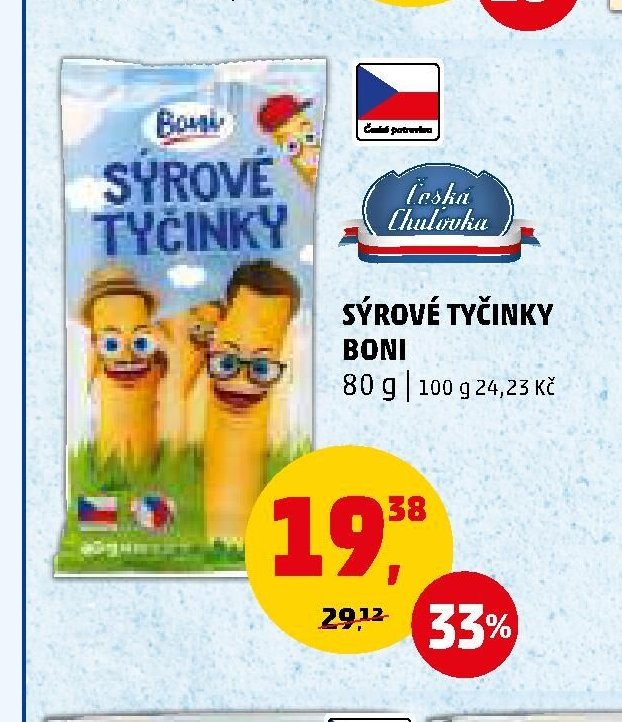 Sýrové tyčinky Boni