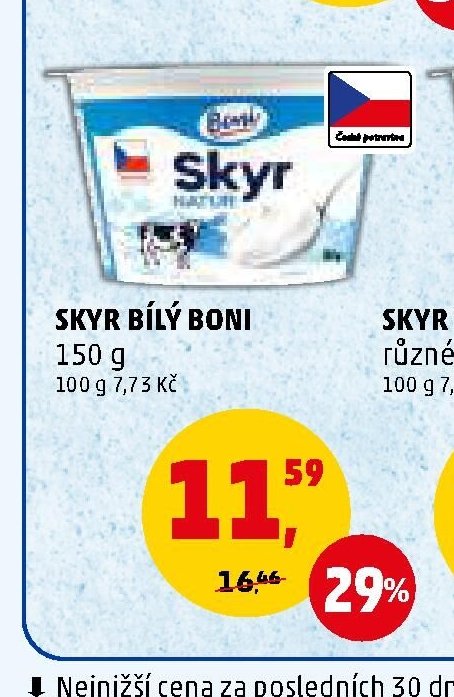 Skyr bílý Boni