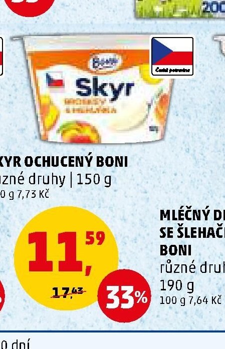 Skyr ochucený Boni