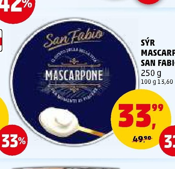 SÝR MASCARPONE SAN FABIO