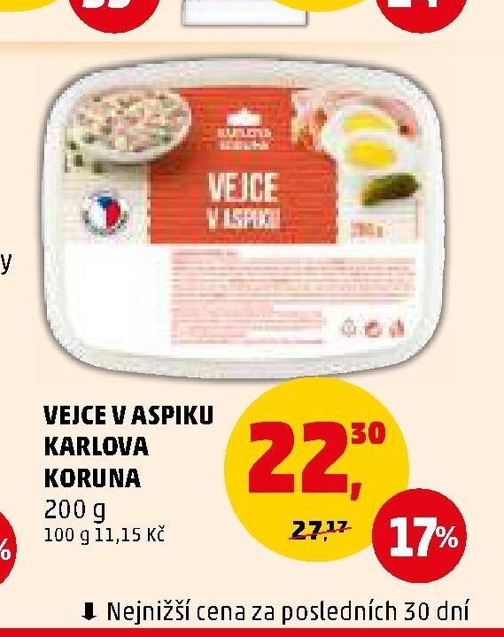 Vejce v aspiku Karlova Koruna