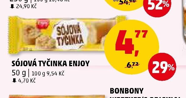 Sójová tyčinka Enjoy 50 g