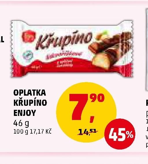 Oplatka Křupíno Enjoy 46 g