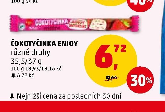 Čokotyčinka Enjoy 35,5/37 g