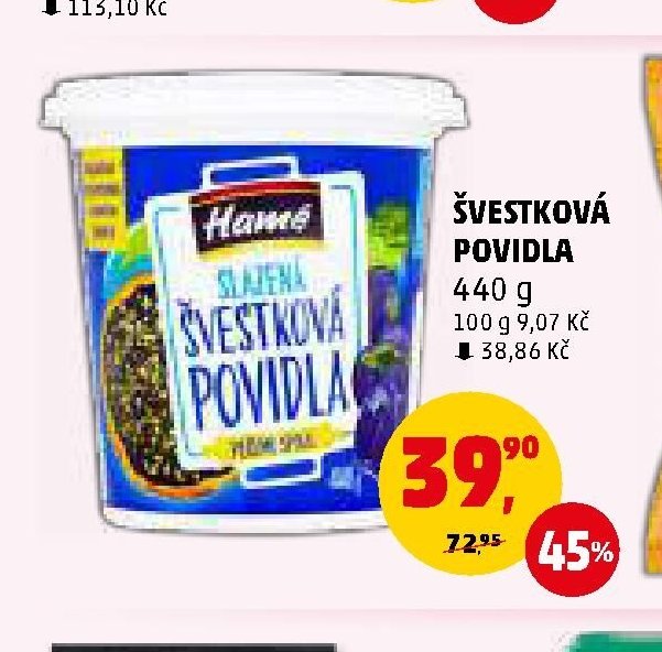ŠVESTKOVÁ POVIDLA