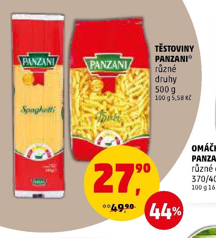 TĚSTOVINY PANZANI*