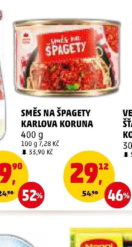 SMĚS NA ŠPAGETY KARLOVA KORUNA