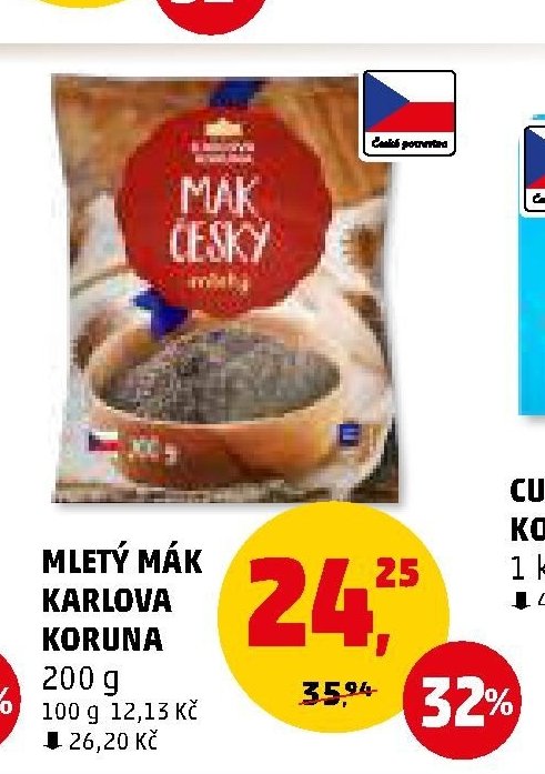 MLETÝ MÁK KARLOVA KORUNA