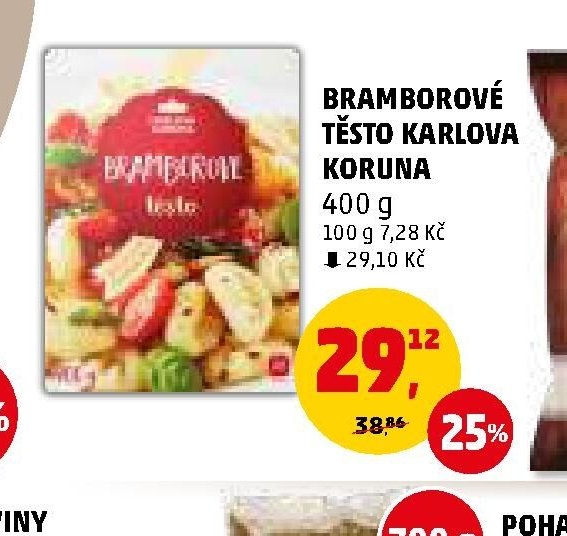 BRAMBOROVÉ TĚSTO KARLOVA KORUNA