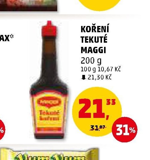 KOŘENÍ TEKUTÉ MAGGI