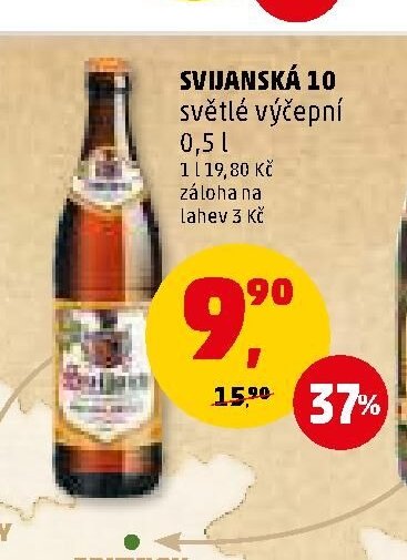 SVIJANSKÁ 10 světlé výčepní