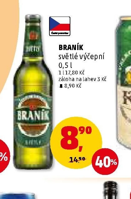 Braník světlé výčepní