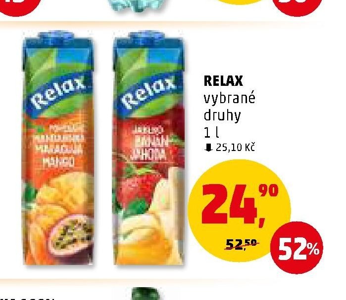Relax vybrané druhy