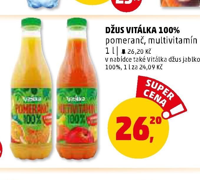 Džus Vitálka 100%