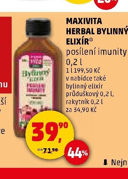Maxivita Herbal Bylinný elixír