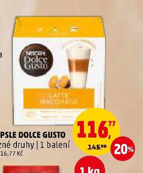 KAPSLE DOLCE GUSTO různé druhy | 1 balení